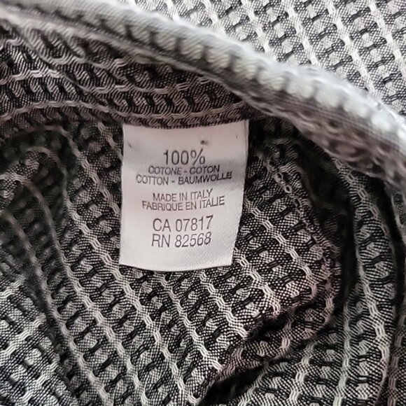 Mondo di Marco Men's Shirt Size L Gray Patterned Button-Up Long Sleeve - Picture 7 of 12